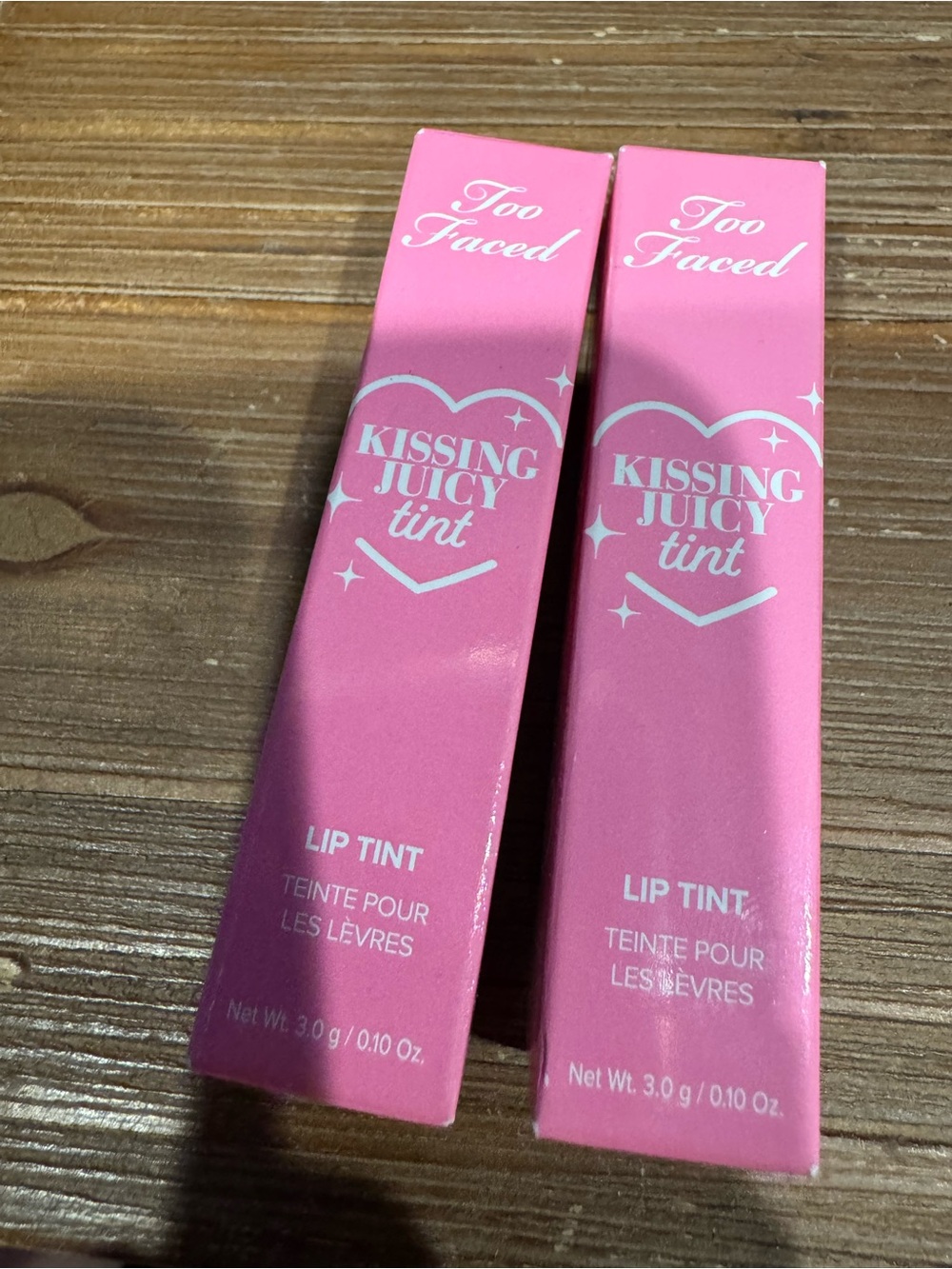 2pk Too Faced Kissing Jelly Lip Gloss – Juicy Raspberry